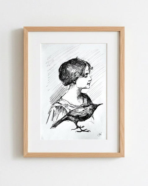 FAMILIAR - Original Signed Drawing