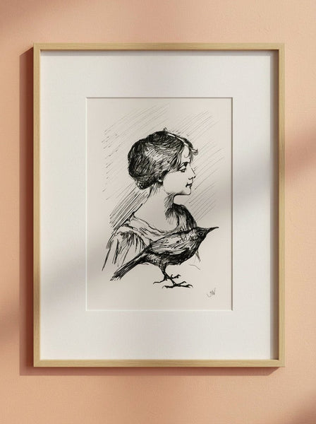 FAMILIAR - Original Signed Drawing