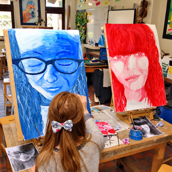 FAUVIST SELF PORTRAIT