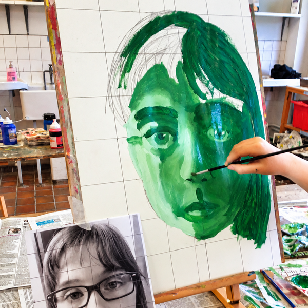 FAUVIST SELF PORTRAIT