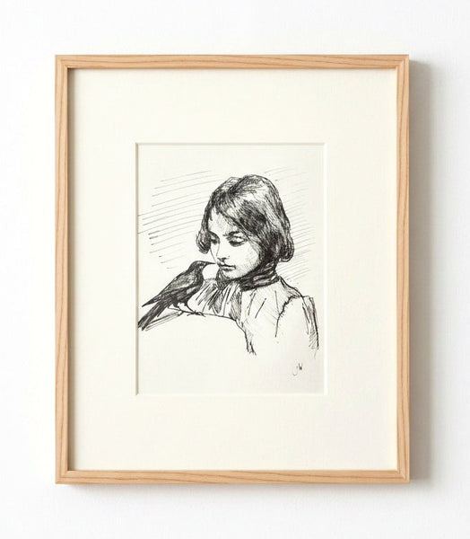 THE VISIT - Original Signed Drawing