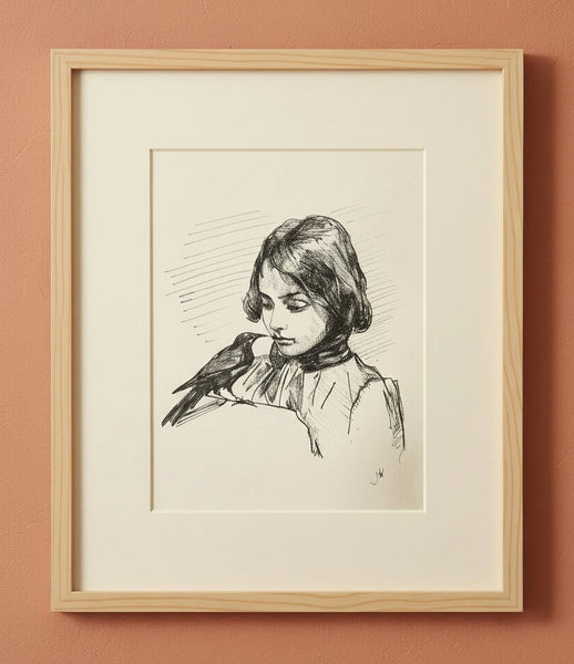 THE VISIT - Original Signed Drawing