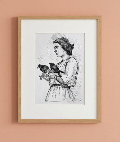 THE OFFERING - Original Signed Drawing