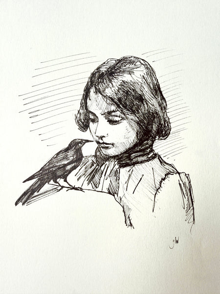 THE VISIT - Original Signed Drawing