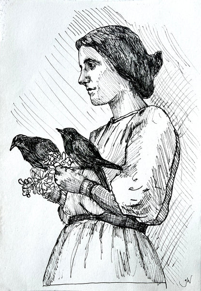 THE OFFERING - Original Signed Drawing