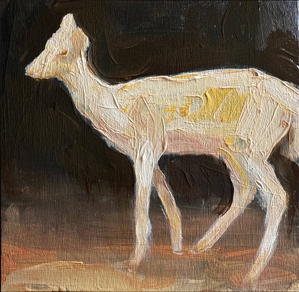 GHOST DEER - Oil Painting