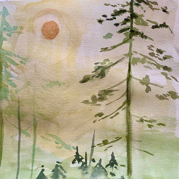 WINTER WATERCOLOURS: Alpine Vistas